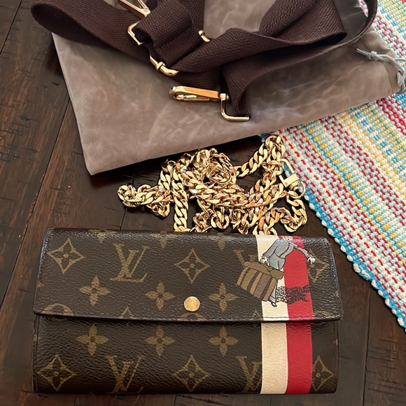 Authentic- Louis Vuitton Bellboy Groom Sarah monogram wallet limited edition (C) - Picture 12 of 13